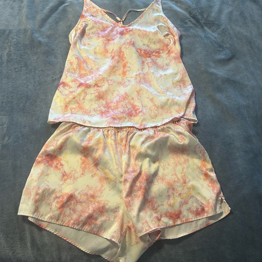Women's Stars Above Marble Pajama Set